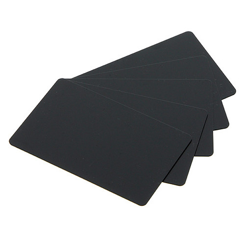 Matt Black CR80 cards - 100 pack